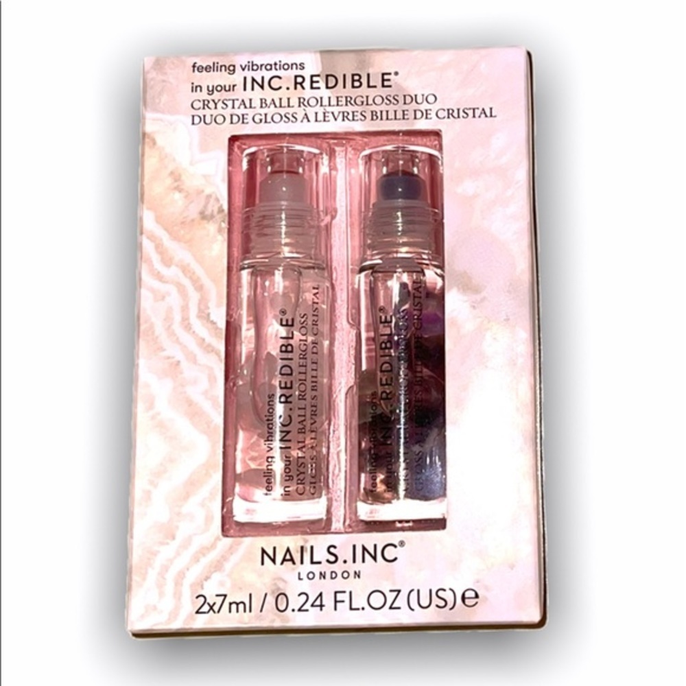 Nails.Inc Healing crystal lip gloss INC. REDIBLE